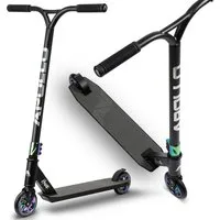Apollo Stuntscooter Hawk - Scooter für Erwachsene, Jugendliche und Kinder ab 6 Jahren, extra breite Trittfläche & stabiler Lenker