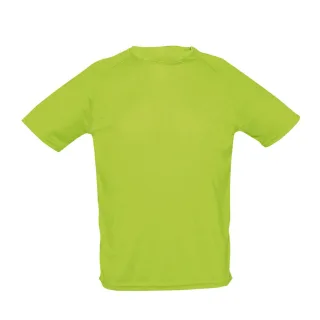 SOLS Mens Sporty Short Sleeve Performance T-Shirt (Neongrün)