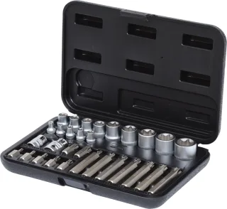 KS Tools Torx-Steckschlüssel- und Bit-Satz, 30-tlg - 911.4301-1