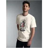 Trigema T-Shirt TRIGEMA T Shirt mit Leuchtturm Motiv (1-tlg)
