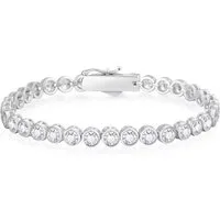 ROUGEMONT Tennisarmband Funkelndes Damen Tennisarmband CZ 925 Sterling Silber 18K Gold, Hypoallergen