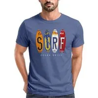 Neverless Print-Shirt Herren T-Shirt Print Surfboards California Surfing Ocean Drive Sommer mit Print