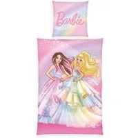 Barbie Bettwäsche Barbie, Renforcé, 2 teilig, Wendebettwäsche