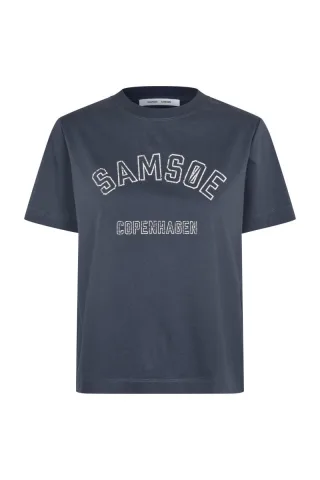 samsøe & samsøe - T-Shirt - Sacamino blau - Gr. - S