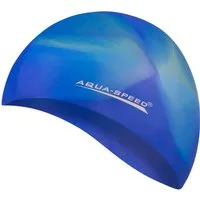 Aqua Speed Badekappe Bunte Schwimmkappe – Silikon, langlebig & ergonomische Passform (Bequeme Schwimmhaube – reißfest, wasserdicht & dehnbar), Extrem elastisch – leicht aufzusetzen & angenehm zu tragen