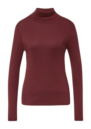 s.Oliver Red Label - Weicher Rollkragenpullover im Slim Fit rot - Gr. - 38