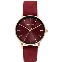 Tamaris Quarzuhr TT-0231-LQ, Armbanduhr, Damenuhr, Lederarmband, analog