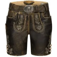 Nübler Trachtenlederhose Lederhose Hotpants Zelda in Braun von Nübler