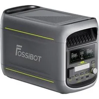 Fossibot Stromerzeuger F1800 1024 Wh LiFePO4, 1800 W Wechselstromausgang, Ultraschnelles Laden mit 1200 W Wechselstrom und 500 W Solarstrom
