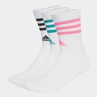 adidas Performance Funktionssocken 3-STREIFEN CUSHIONED CREW, 3 PAAR (3-Paar)