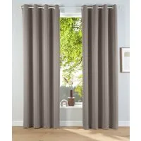 OTTO home Verdunkelungsvorhang Solana (2 St), Ösen, verdunkelnd, 2-er Set, Breite 140 cm, einfarbig