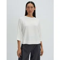 someday 3/4-Arm-Shirt Kumarie Jerseyshirt mit Wabenstruktur aus Jersey Weite Passform, elastisch und komfortabel