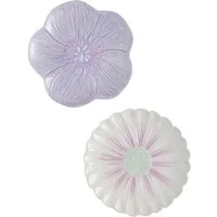 Next Geschirr Dessertteller Blume im 2er-Set, Steingut