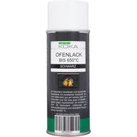 KOKA Sprühlack Ofenlack 400ml 650°C Ofen-Farbe Schwarz Matt, Thermolack Lack-Spray Hitzebeständig für Öfen Kamin Grill Schornstein