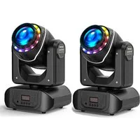 ZonQoonz Discolicht 100W Moving Head licht,10 Muster+8 Farben+18 Prismen Hohe Helligkeit
