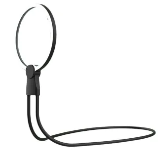 3-in-1 Multiple Use Magnifying Glass with Light, Large 5.12" Diameter Glass Lens, 24 Ultra-Bright Adjustable LED Lights