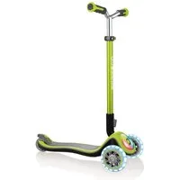 Globber Dreiradscooter Elite Prime – Tretroller 125/80 mm, ABEC 5, LED-Rollen, Leuchtdeck