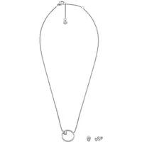 SKAGEN Schmuckset Skagen Damen-Schmuck-Set Edelstahl Glasstein