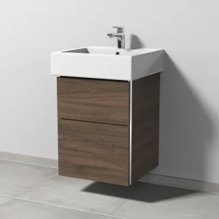 Sanipa 3way Waschtischunterbau zu Duravit Vero Waschtisch mit 2 Auszügen, Eiche-Arizona BR71580