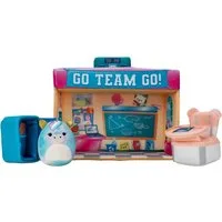 Squishmallow Plüschfigur Squishville Schule Spielset 5 cm Mini-Squishmallows Plüschfigur