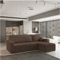 Masseno Ecksofa VOLIRA mit Schlaffunktion L-Form, Sofa mit Bettkasten
