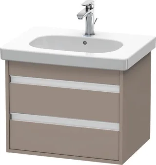 Duravit Ketho Waschtischunterbau wandhängend Basalt Matt 600x455x480 mm - KT665004343 KT665004343
