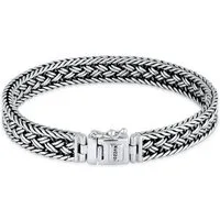 Kuzzoi Armband Unisex Königskette Kastenverschluss 925er Silber