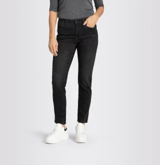 MAC - MAC JEANS - ANGELA, PERFECT Fit Forever Denim schwarz - Gr. - 40/34