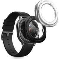 kwmobile Smartwatch-Hülle 2x Glas Hülle für Samsung Galaxy Watch 8 Classic (46mm), Schutzhülle Fullbody Fitnesstracker Case Set aus Glas