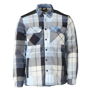 MASCOT Herren Langarmhemd CUSTOMIZED Schwarzblau-kariert 3XL - 23104-446-199-3XL