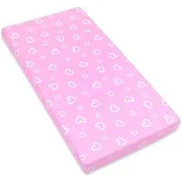 Amilian Spannbettlaken Spannbetttuch für Babybett Kinderbett Baby 100% Baumwolle 120x60 cm, Gummizug: an den Ecken, in vielen Mustern erhältlich