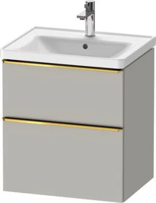 Duravit D-Neo Waschtischunterbau wandhängend Betongrau Matt 584x452x625 mm - DE4359034070000 DE4359034070000