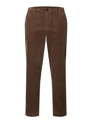 selected men - SLM190-REG TAPE LEROY KRIS CORD PNT NOOS Chocolate Chip - Gr. - XL