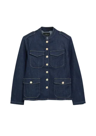 s.Oliver BLACK LABEL - Indoor-Jacke blau - Gr. - 36