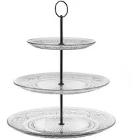 Secret de Gourmet Servierständer Etagere aus Glas RENAISSANCE, 3 Ebenen, Glas, (einzeln, einzeln)