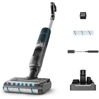 Rowenta Nass-Trocken-Sauger X-Clean 7, 60° Grad Heißluft-Trocknung, 180° Neigung, 250 W, beutellos, beutellos, selbstreinigend, Automatik Modus, für Hartböden, GZ5735