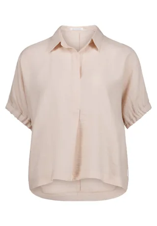 Betty & Co - Kurzarmbluse beige - Gr. - 36
