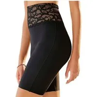 LASCANA Shapingpants Seamless Long Panty mit femininen Spitzenbund, Radlerhose