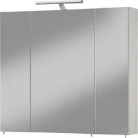 welltime Spiegelschrank Torino, Spiegelschrank, Made in Germany, B: 80 cm Solide Verarbeitung - Dieses Produkt ist in Deutschland gefertigt