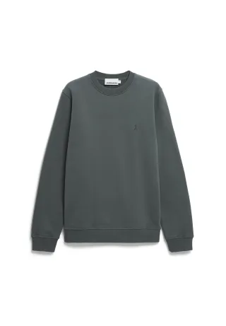 Armedangels - BAARO FLEECE SWEATSHIRT space steel - Gr. - S