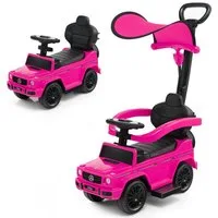 COSTWAY Rutscherauto, Mercedes Benz 3 in 1 Kinderfahrzeug
