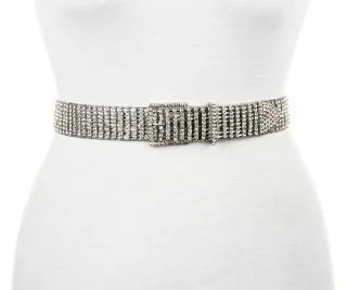 Vanzetti - * Damenkettengürtel in 30 mm * Dornschließe in glänzendem Silber * femininer und modischer Look *... silber glänzend - Gr. - S