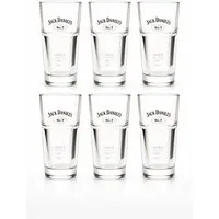 Jack Daniels Gläser-Set Jack Daniel’s Old No. 7 Longdrink Gläser 6er Set – 2 cl & 4 cl g