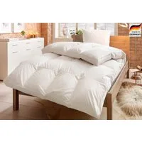 OTTO home Daunenbettdecke + Kopfkissen Köniz, Bettdecke 135x200&155x220 cm mit 80x80 cm Kissen Made in Green, Füllung: Bettdecke 60% Daunen & 40% Federn, 2-tlg., Set mit Kissen, allergiker geeignet (Hausstauballergiker)