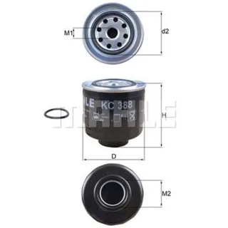 Mahle Kraftstofffilter Mitsubishi L200 2,5