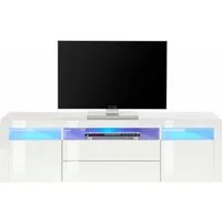 borchardt Möbel Lowboard Santa Fé, TV-Schrank 166 cm breit, Push-to-open-Funktion, 2 Türen, 2 Schubkästen und 3 offene Fächer