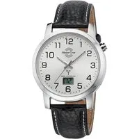 MASTER TIME Funkuhr Basic MTGA-10294-12L, Armbanduhr, Quarzuhr, Herrenuhr, Datum, Langzeitbatterie