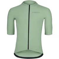 FORCE Radtrikot FORCE Jersey Icon Kurzarm, Grün