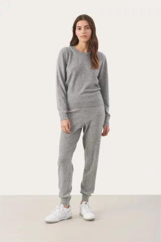 Strickpullover Gerade Passform grey