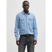 Jack & Jones Langarmhemd JJESHERIDAN SHIRT L/S NOOS mit angesetzter Brusttasche